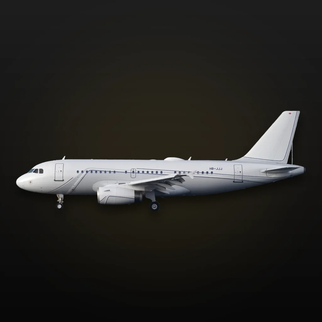 Airbus ACJ319 corporate airliner jet, exterior