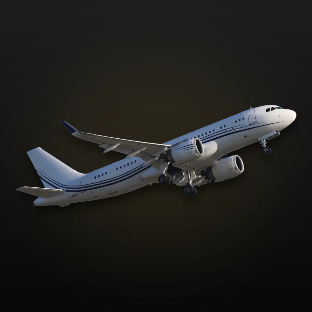 Airbus ACJ320neo corporate airliner jet, exterior