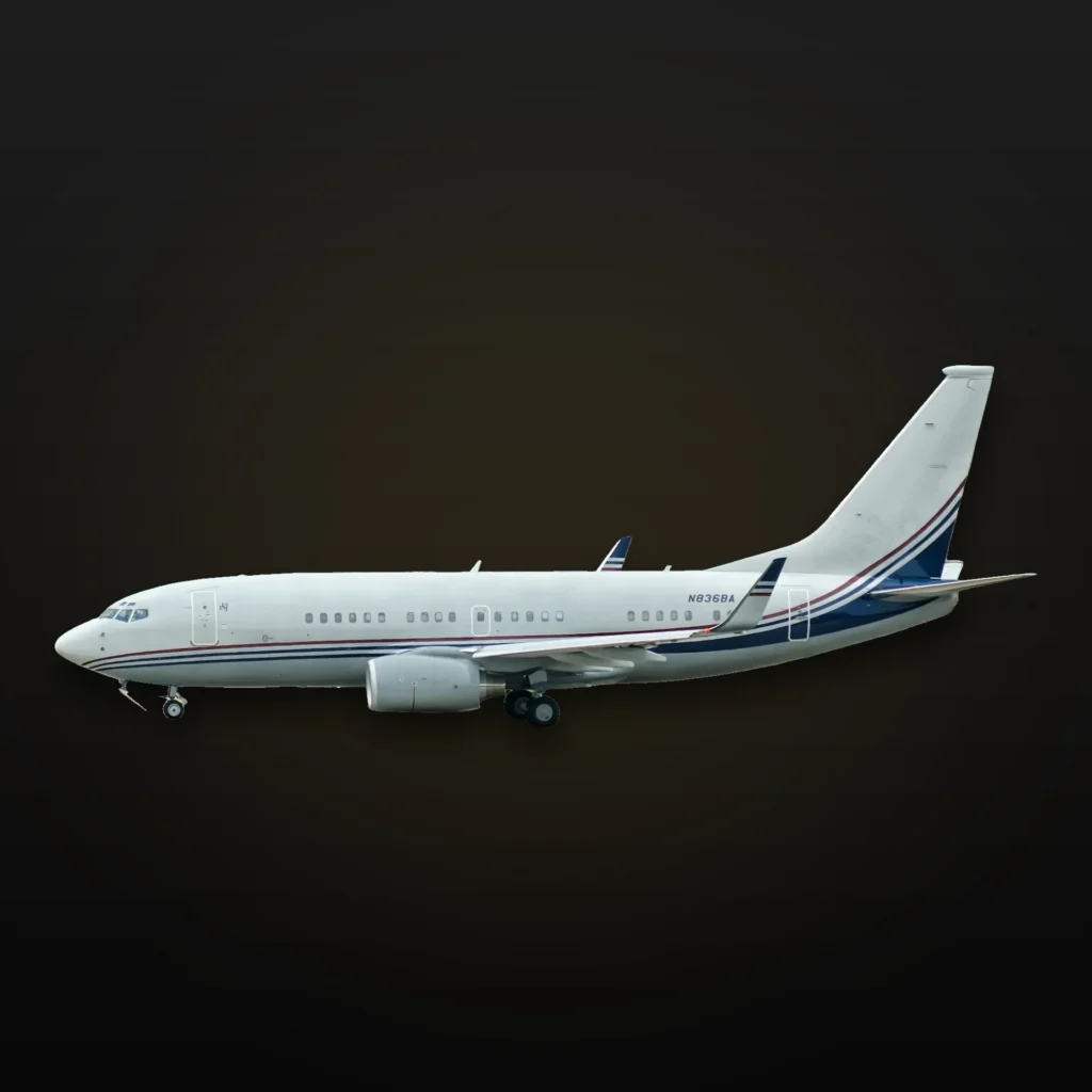 Boeing BBJ corporate airliner jet, exterior