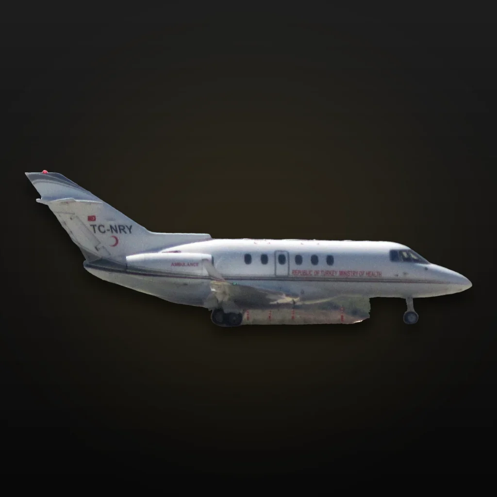 Hawker 900XP midsize jet, exterior