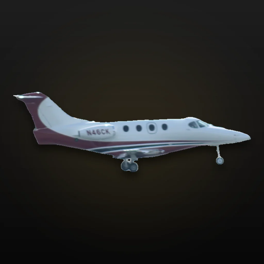 Beechcraft Premier 1A light jet, side profile